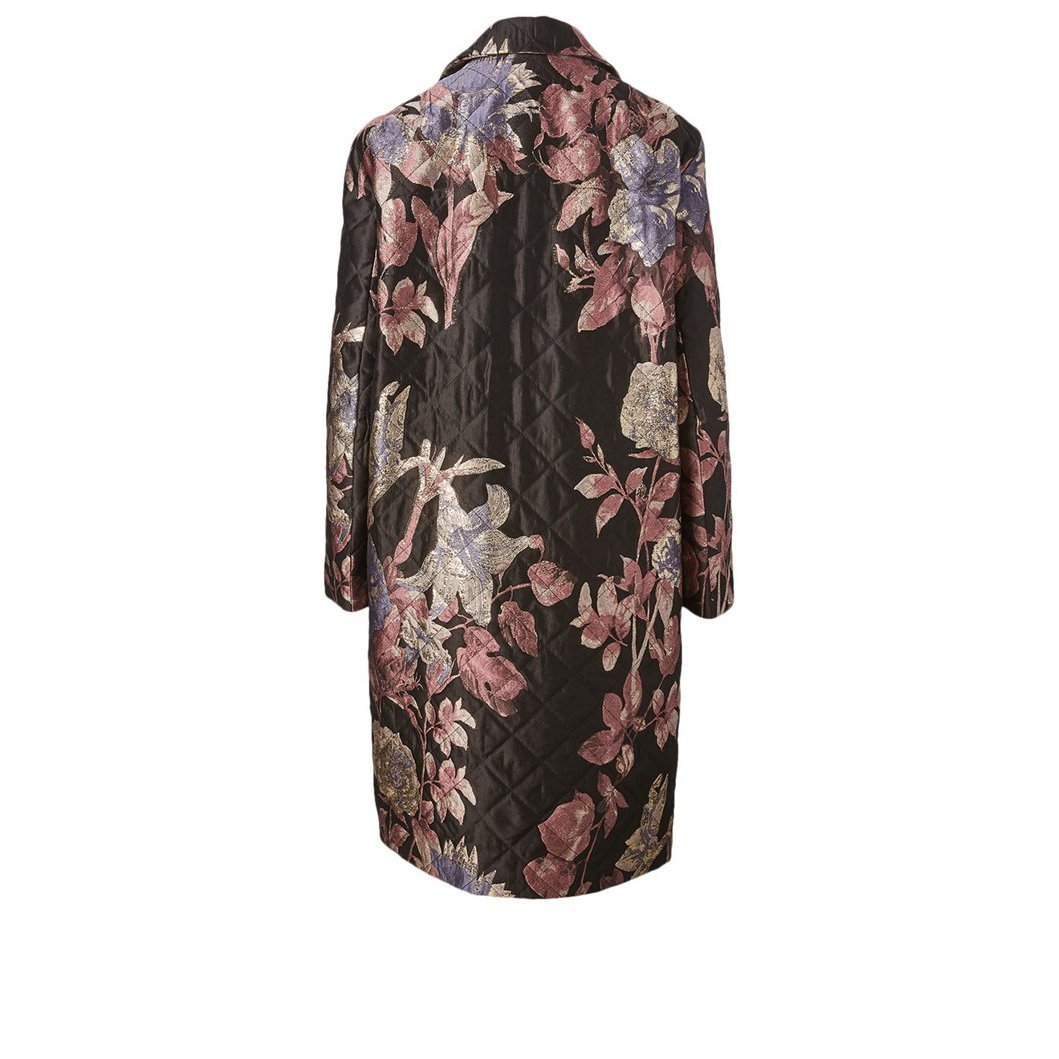 Rolta Quilted Three-Quarter Coat