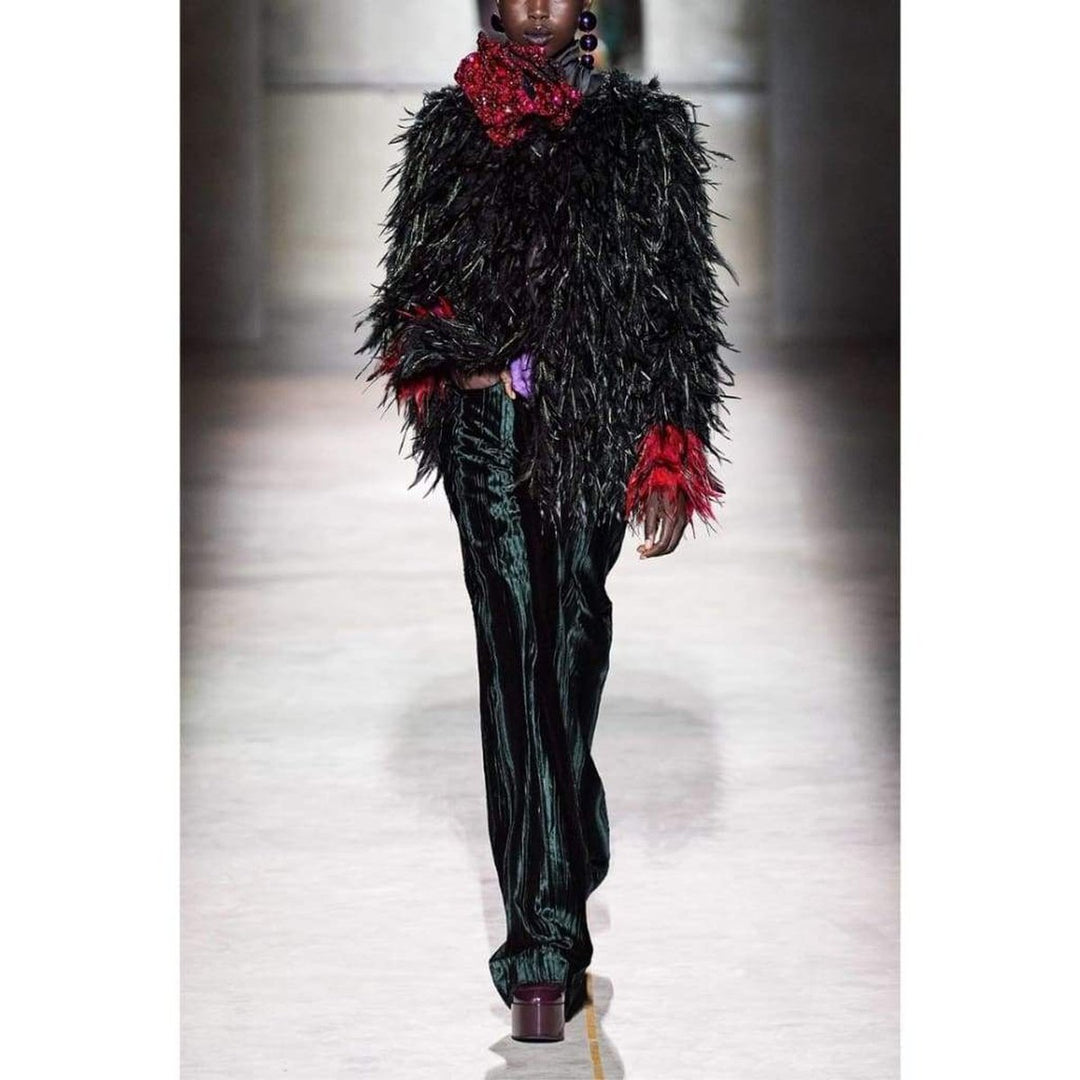 Roya Feathered Jacket