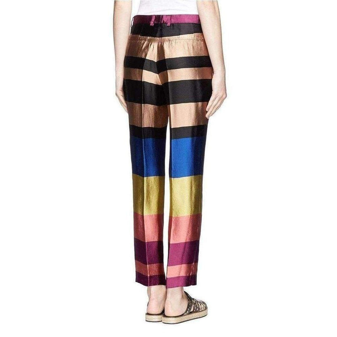 Stipe Silk Pants