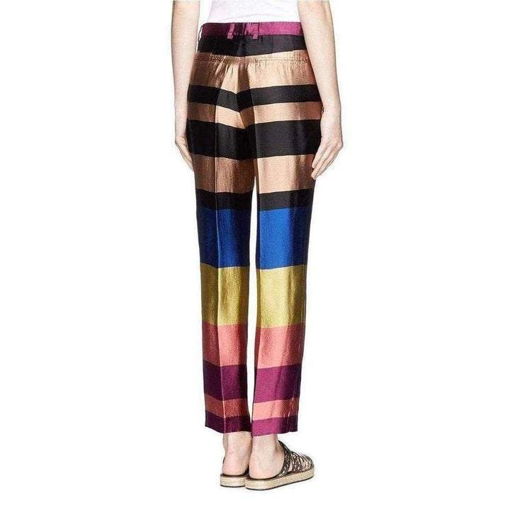 Stipe Silk Pants