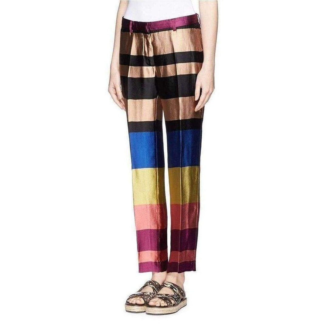 Stipe Silk Pants