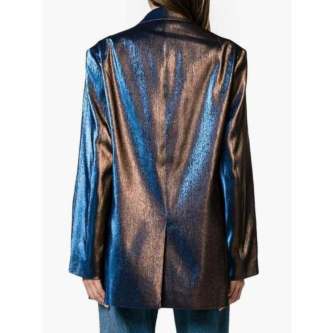 Two-Tone Lamé Blazer
