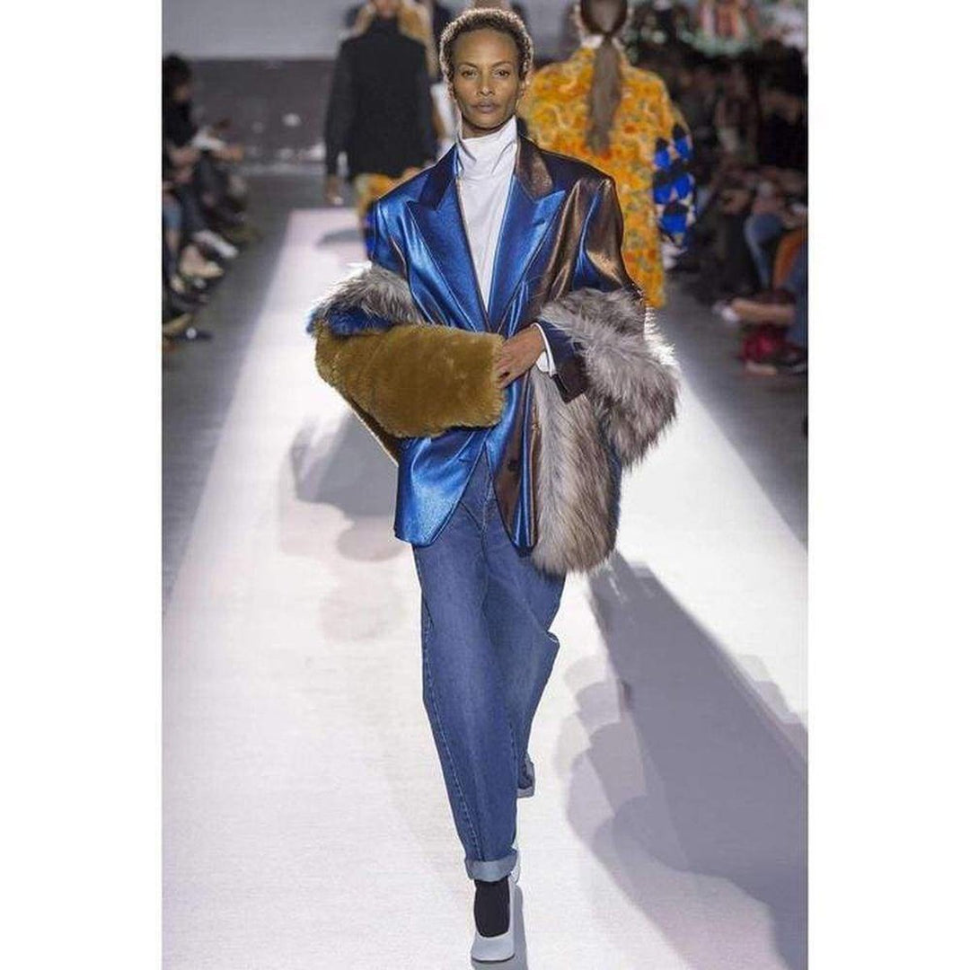 Two-Tone Lamé Blazer