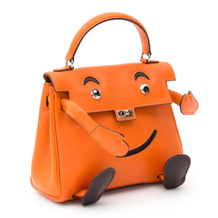 Hermès Idole Kelly Orange Gulliver Bag