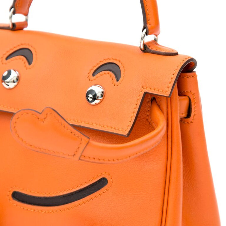 Hermès Idole Kelly Orange Gulliver Bag