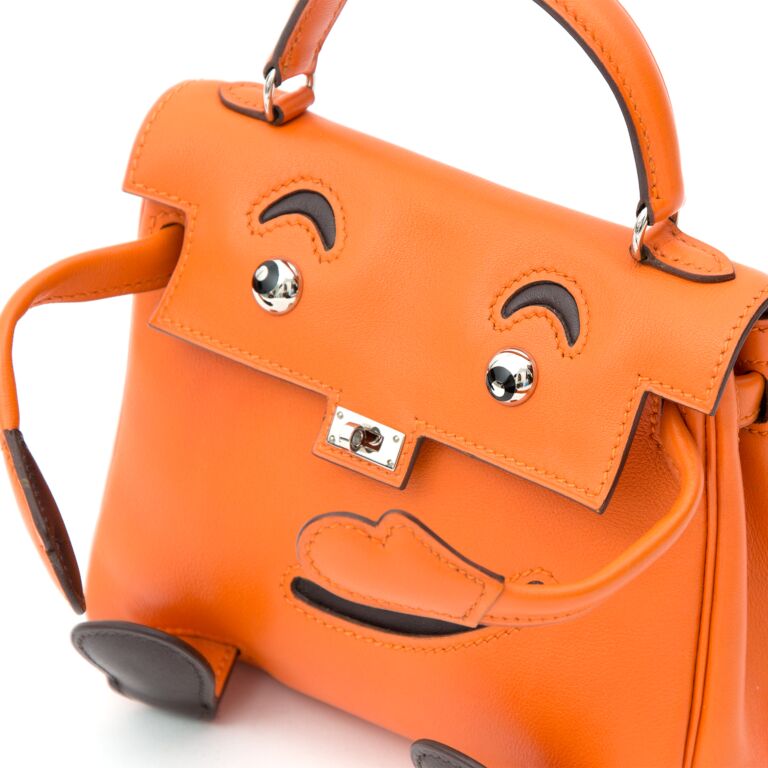 Hermès Idole Kelly Orange Gulliver Bag