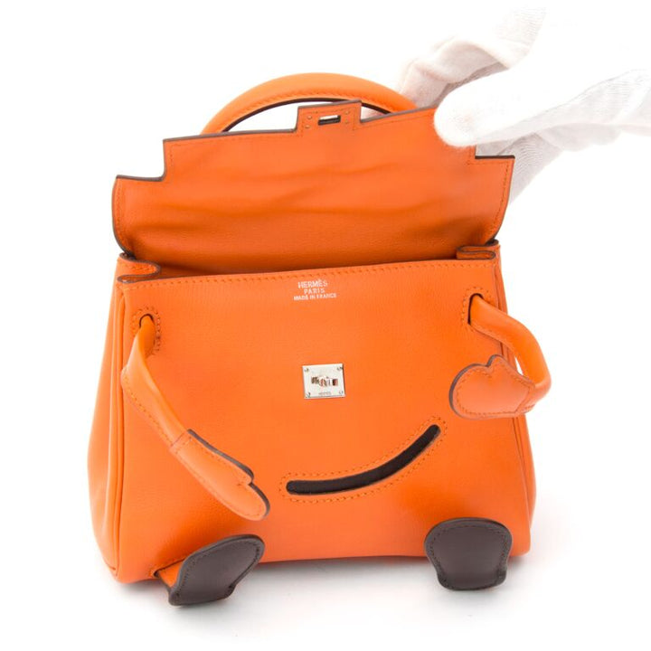 Hermès Idole Kelly Orange Gulliver Bag