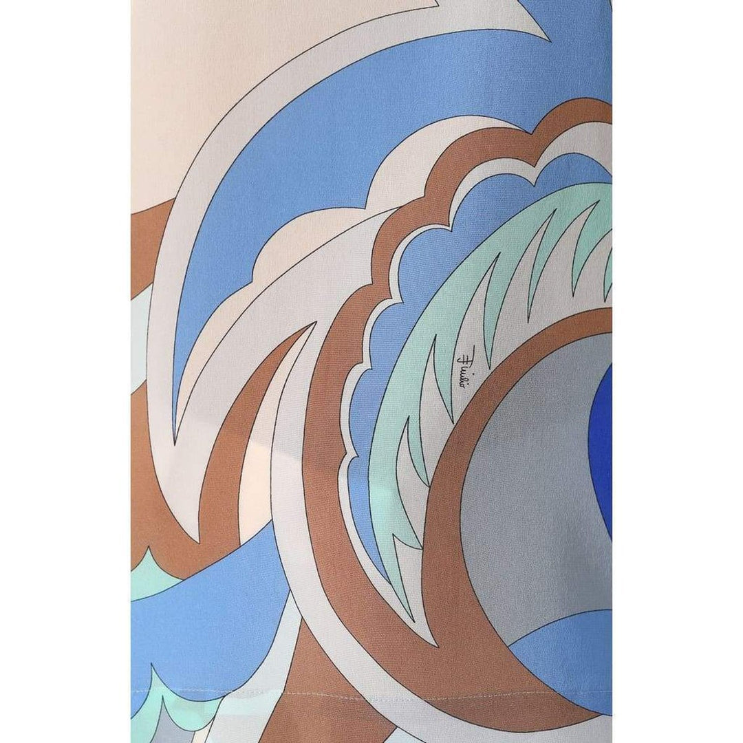Acapulco Print Silk-Twill Top
