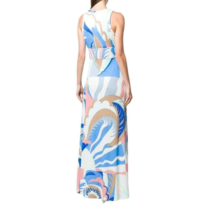 Acapulco Printed Silk-blend Maxi Dress