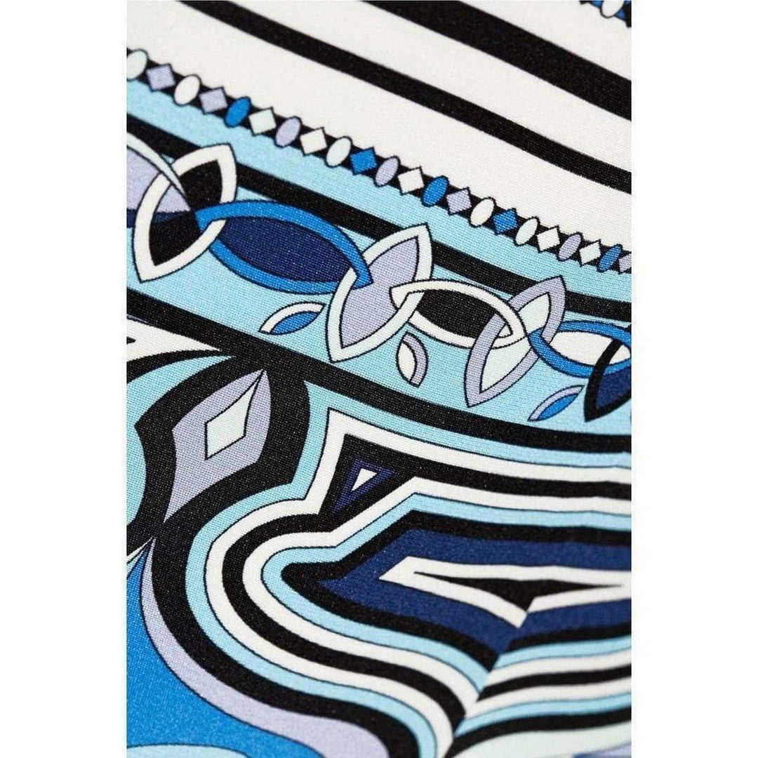 Backless Printed Silk Cady Dress