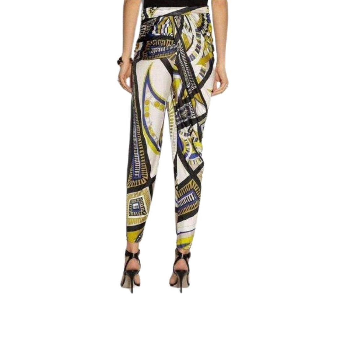 Printed Jersey Tapered Pants