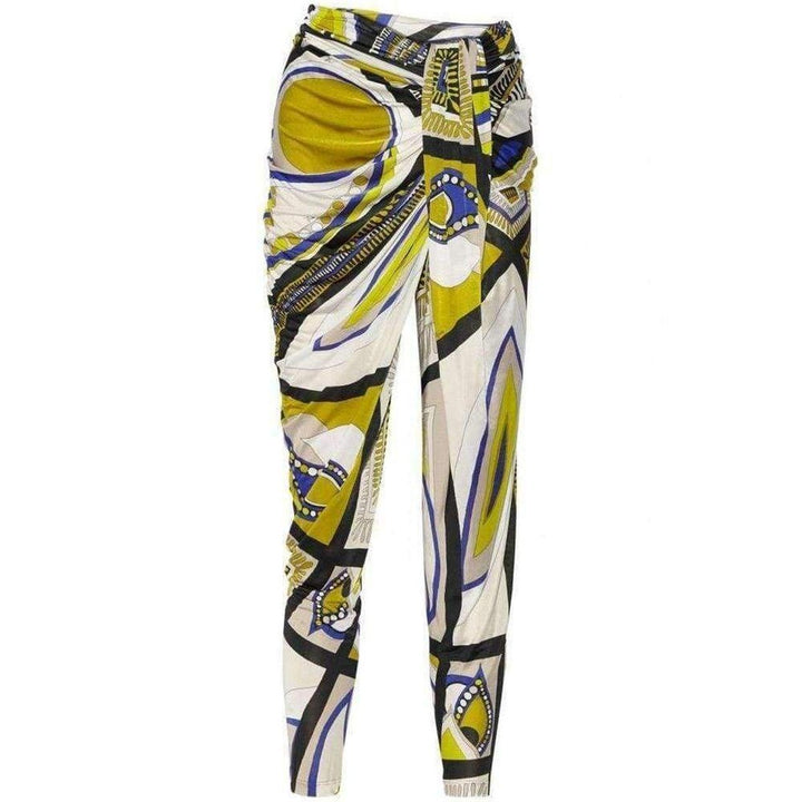 Emilio Pucci-Printed Jersey Tapered Pants - Runway Catalog