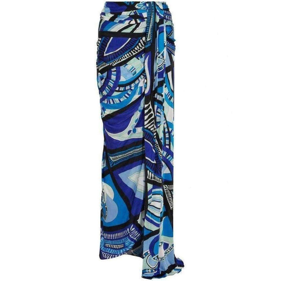 Emilio Pucci-Printed Stretch Jersey Skirt - Runway Catalog