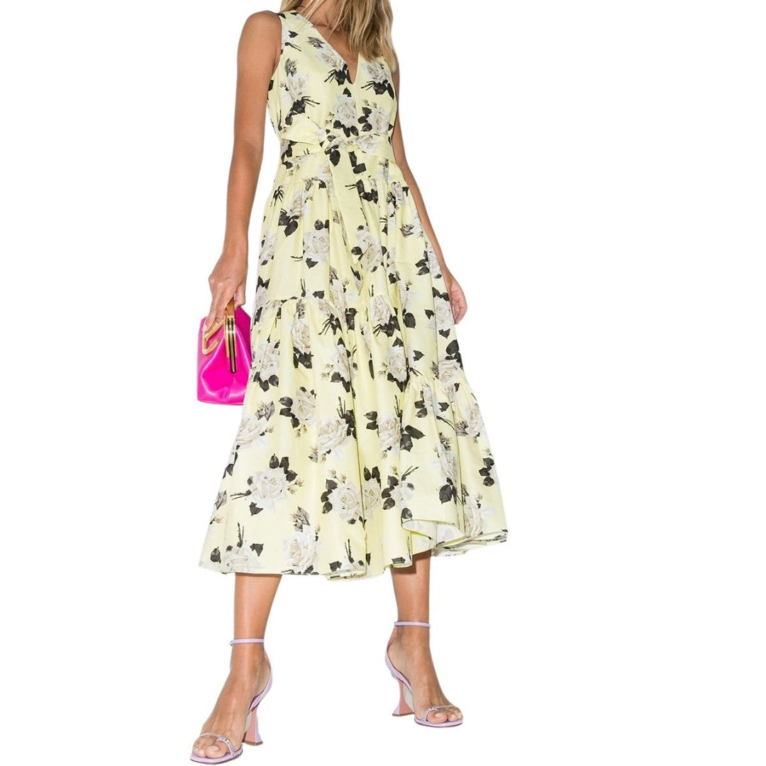 Mimosa Rosemont Print Faille Dress