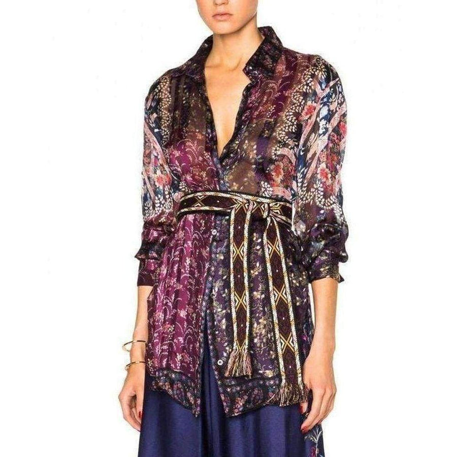 Etro-Runway Alina Silk Shirt - Runway Catalog