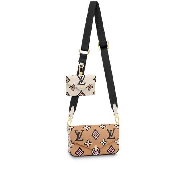 Félicie Strap &amp; Go Autres Toiles Monogram in Beige - Handbags M80695 | L*V