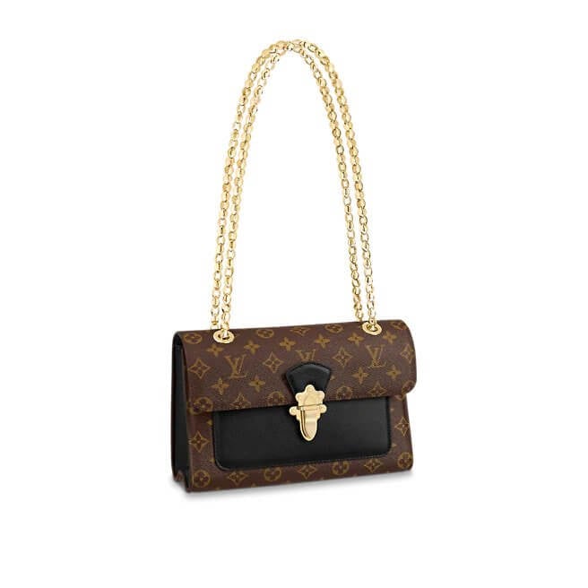 Luxury Monogram Canvas and Leather Handbag Victoire | L*V