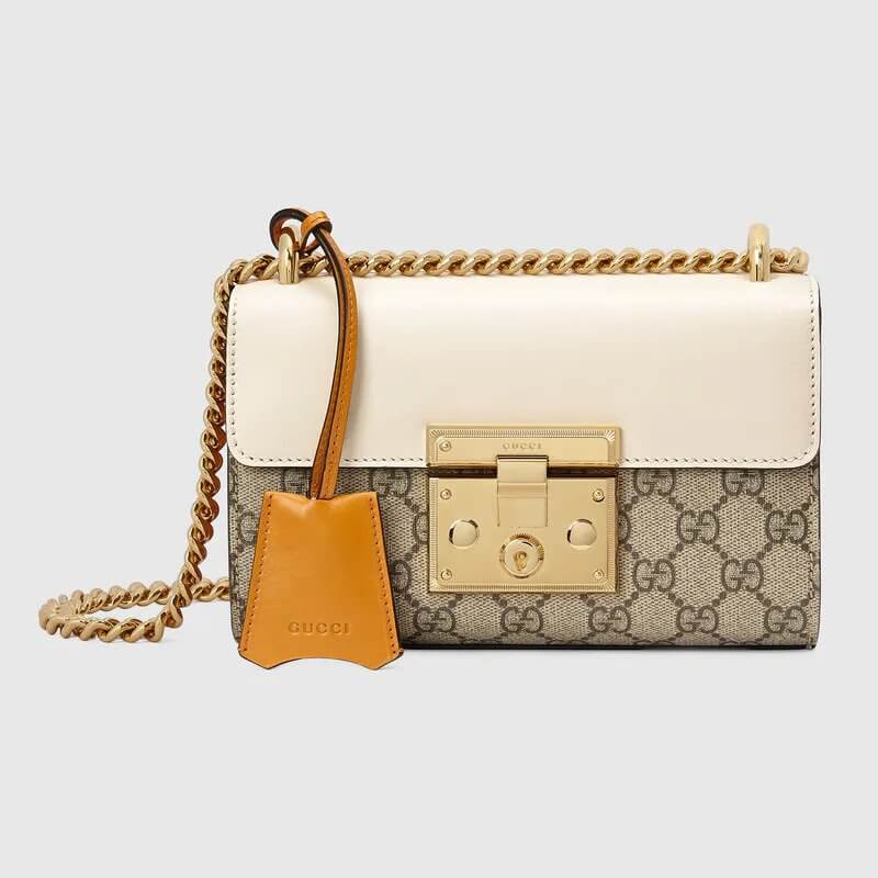 Padlock small shoulder bag in GG Supreme canvas | G*G® US