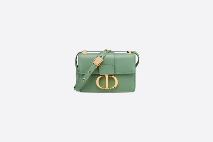MICRO 30 MONTAIGNE BAG Deep Mint Green Box Calfskin