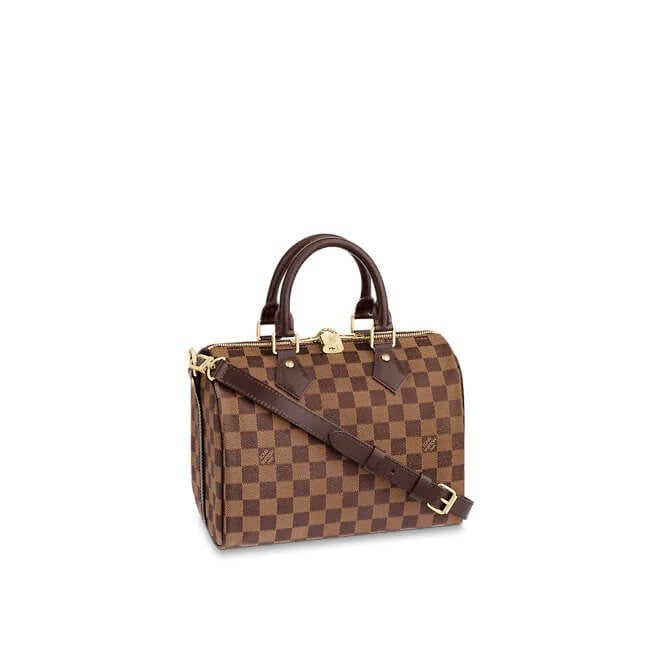 Speedy Bandoulière 25 Damier Ebene in Brown - Handbags N41368 | L*V