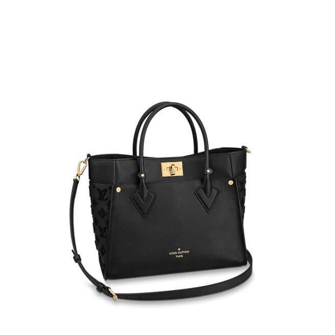 On My Side MM High End Leathers in Beige - Handbags M53825 | L*V