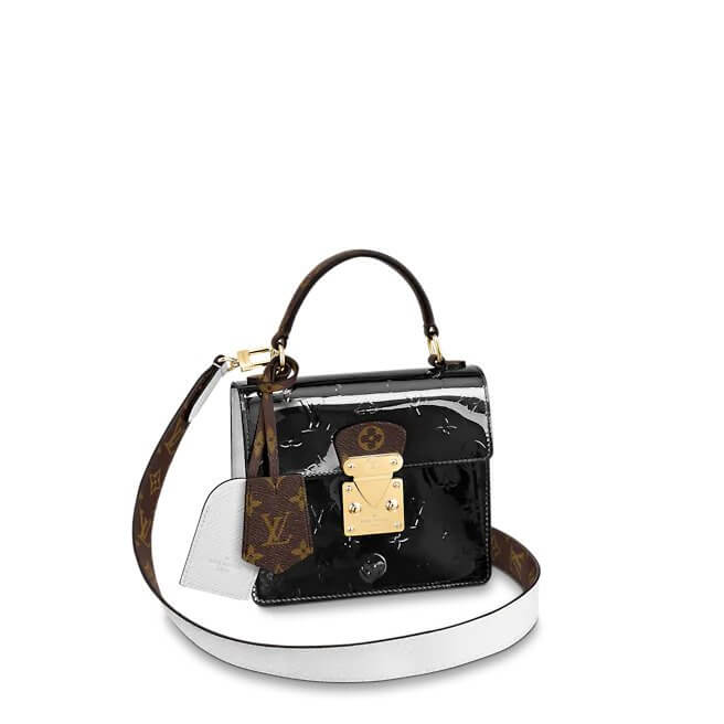 Spring Street Monogram Vernis Leather in Rose - Handbags M90468 | L*V
