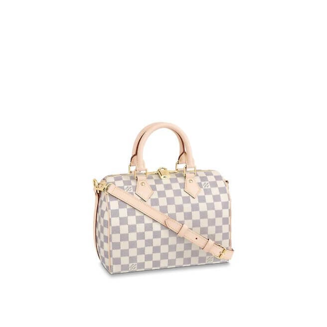 Speedy Bandoulière 25 Damier Azur in Beige - Handbags N41374 | L*V