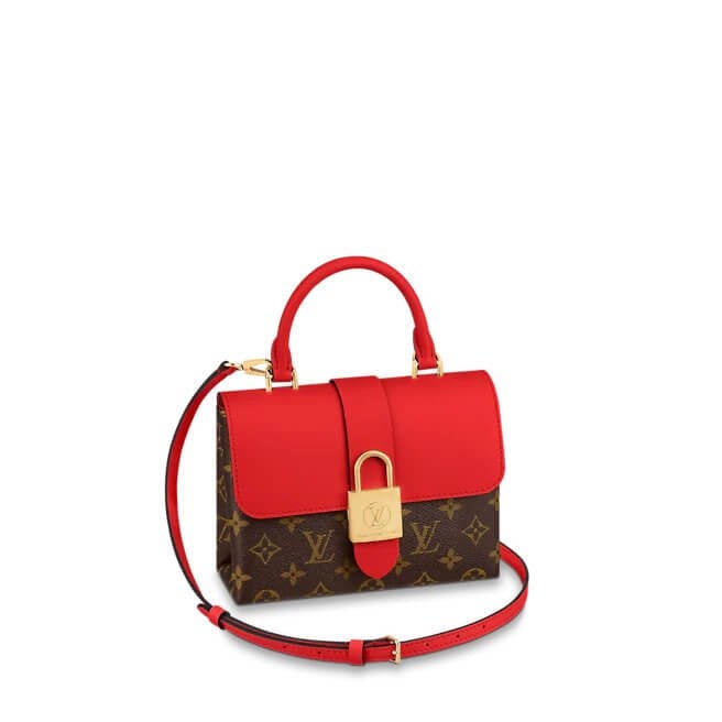 Locky BB - Small Structured Designer Handbag with Lock | L*V