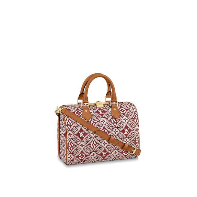 Since 1854 Speedy Bandoulière 25 Monogram Jacquard Since 1854 in Red - Handbags M57231 | L*V