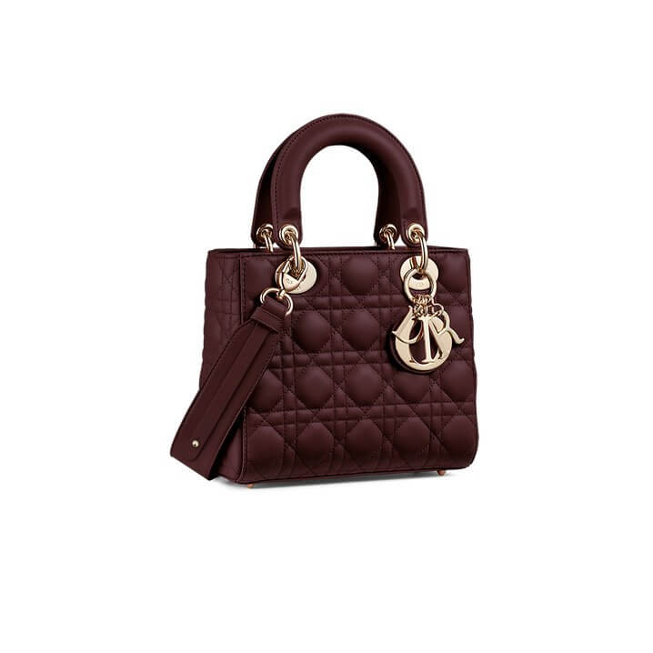LADY Di**r MY ABCDi**r BAG Amaranth Cannage Lambskin