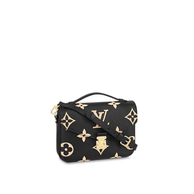 Pochette Métis Bicolor Monogram Empreinte Leather in Black - Handbags M45773 | L*V