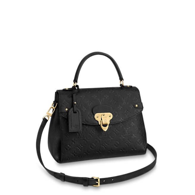 Georges MM Monogram Empreinte Leather in Black - Handbags M53944 | L*V