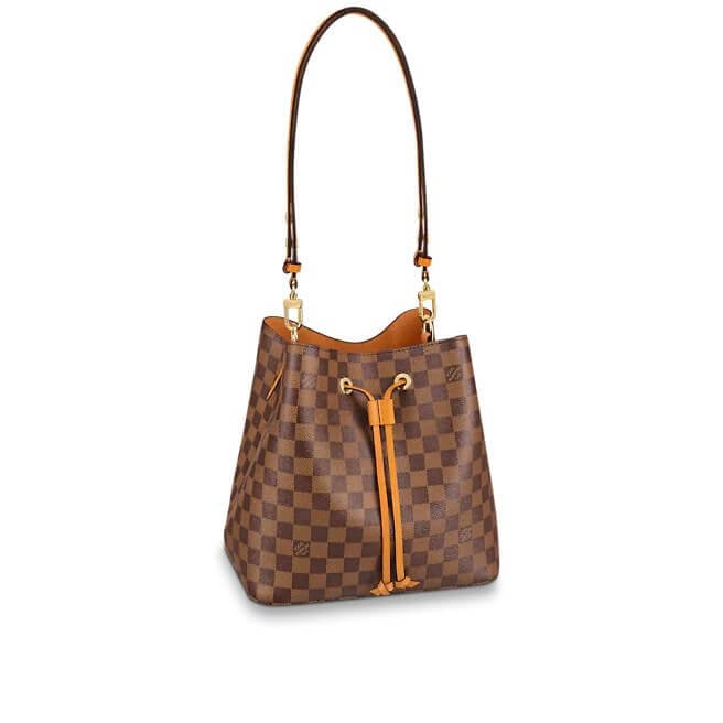 NeoNoe Small Crossbody Bucket Bag - Leather Drawstring | L*V