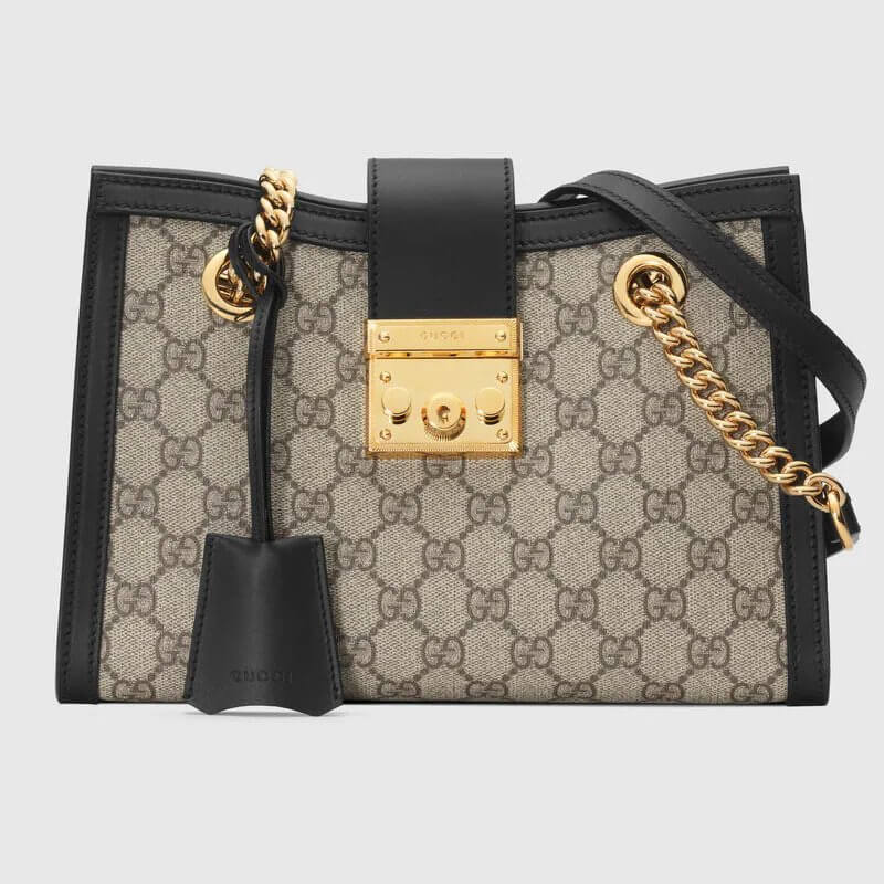 Padlock small GG shoulder bag in GG supreme | G*G® US