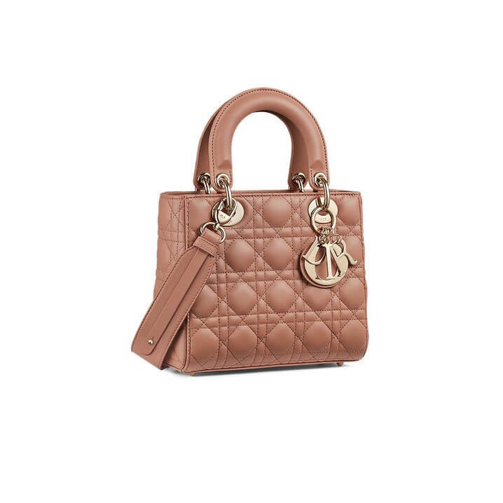 Lady Di**r My ABCDi**r Bag Blush Cannage Lambskin