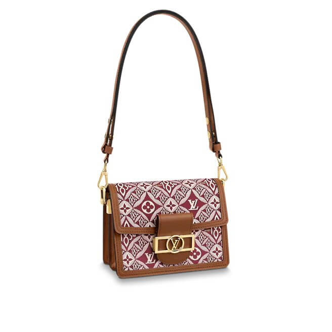 Since 1854 Dauphine Mini Monogram Jacquard Since 1854 in Red - Handbags M57172 | L*V