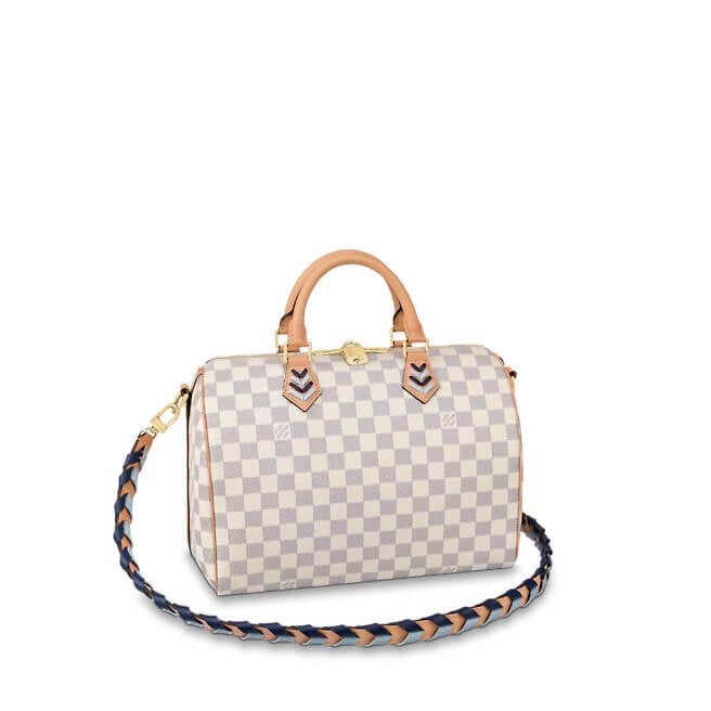 Speedy Bandoulière 30 Damier Azur in Blue - Handbags N50054 | L*V