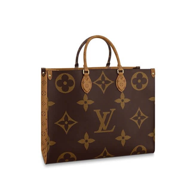 Onthego GM Monogram Giant Canvas, Brownn | L*V