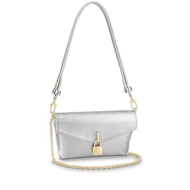 Padlock On Strap Epi Leather in Black - Small Leather Goods M80682 | L*V