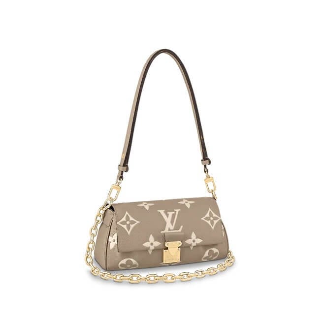 Favorite Bicolor Monogram Empreinte Leather in Black - Handbags M45859 | L*V