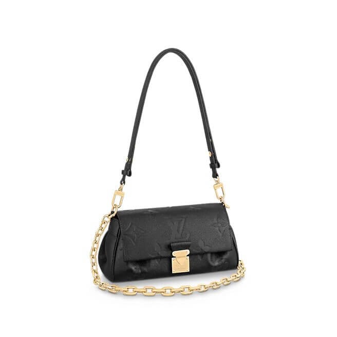 Favorite Monogram Empreinte Leather in Black - Handbags M45813 | L*V