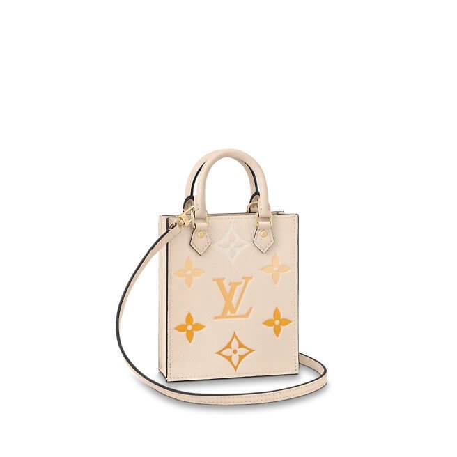 Petit Sac Plat Monogram Empreinte Leather in Beige - Small Leather Goods M80449 | L*V
