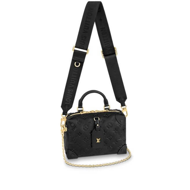 Petite Malle Souple Monogram Empreinte Leather in Black - Handbags M45393 | L*V