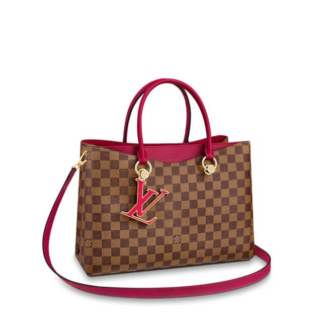 LV Riverside Damier Ebene in Brown - Handbags N40052 | L*V