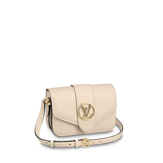 LV Pont 9 Calfskin Leather in Beige - Handbags M55950 | L*V