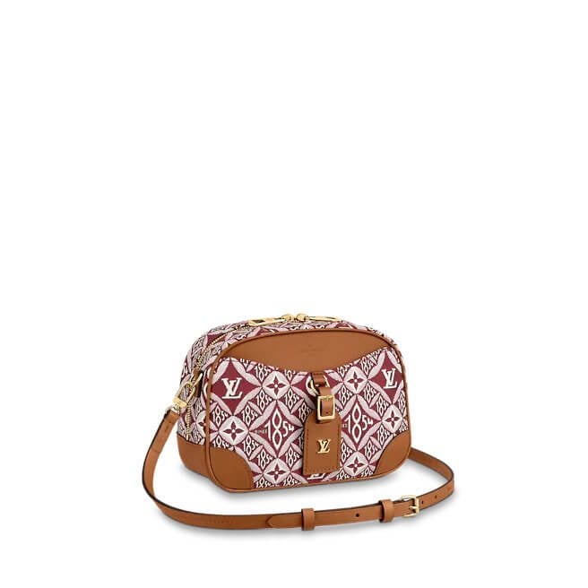 Since 1854 Deauville Mini Monogram Jacquard Since 1854 in Red - Handbags M57168 | L*V
