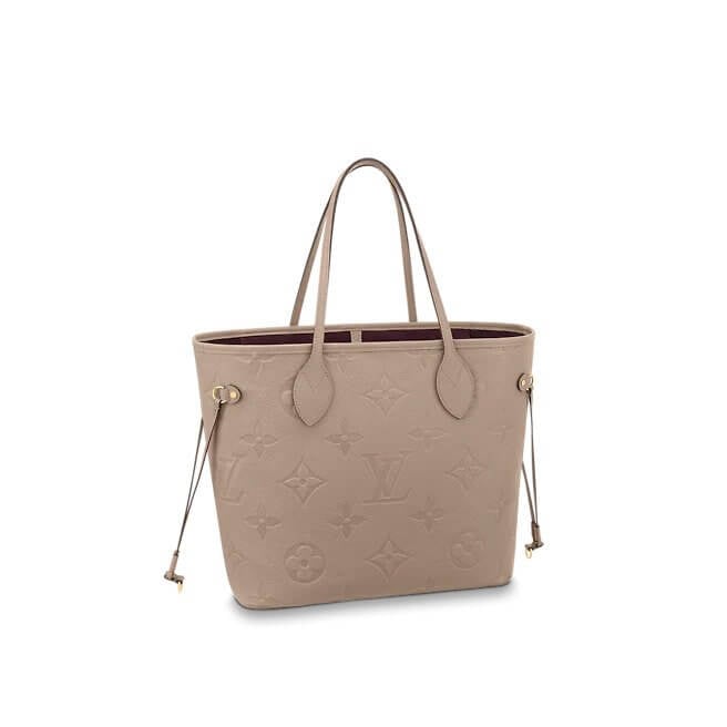 Neverfull MM Monogram Empreinte Leather in Grey - Handbags M45686 | L*V