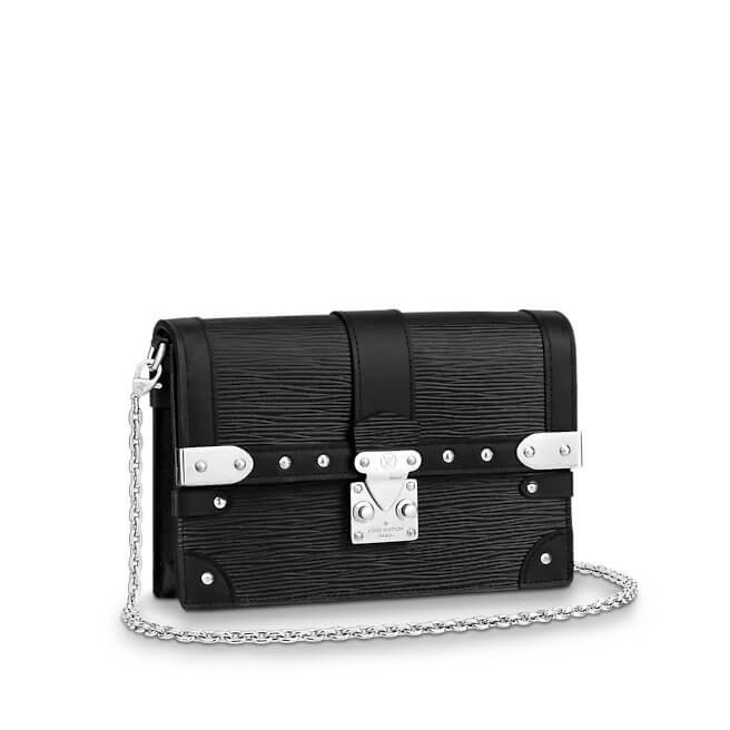 Trunk Chain Wallet Epi Leather in Black - Small Leather Goods M67507 | L*V