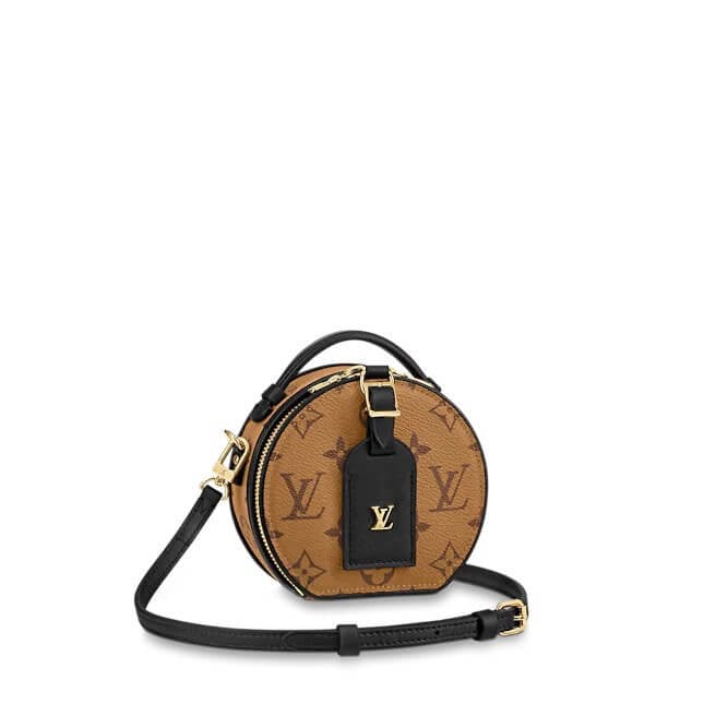 Mini Boite Chapeau Monogram Reverse in Brown - Small Leather Goods M68276 | L*V