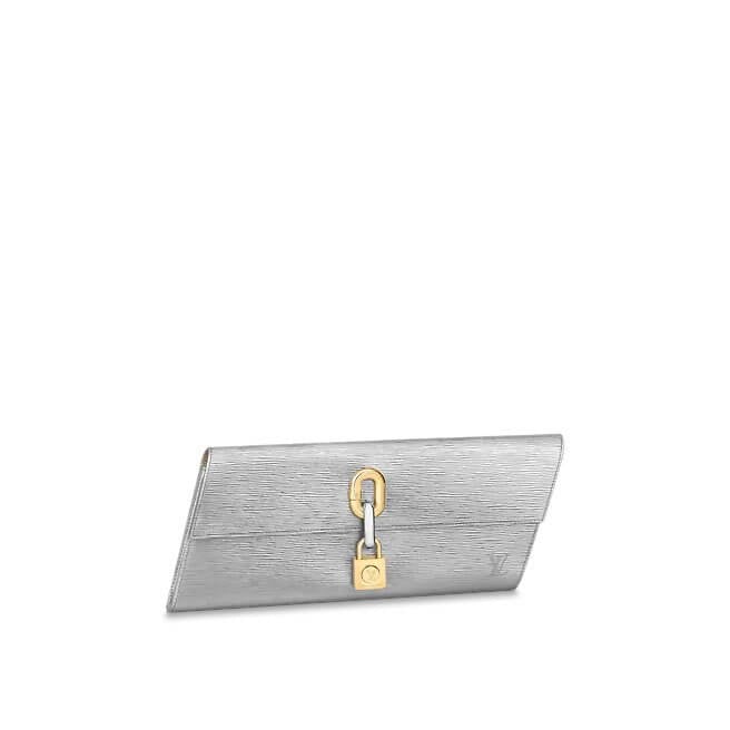 Blade Clutch Epi Leather in Silver - Handbags M57762 | L*V